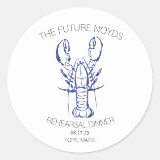 Sticker pour la répétition Mariage du homard côtie