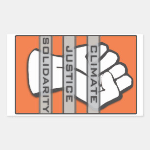 Sticker pour la solidarité pour la justice climati