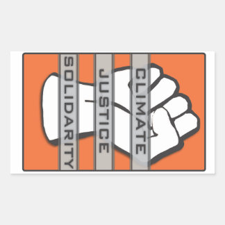 Sticker pour la solidarité pour la justice climati