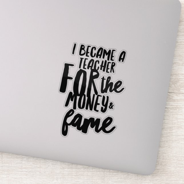 Sticker pour la vie de l'enseignant (Détail)