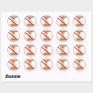 Sticker pour l'allergie aux arachides
