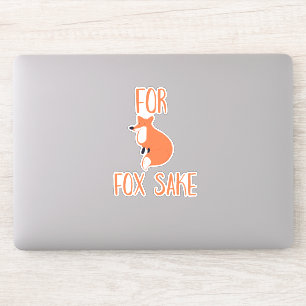 Sticker Pour l'amour du renard