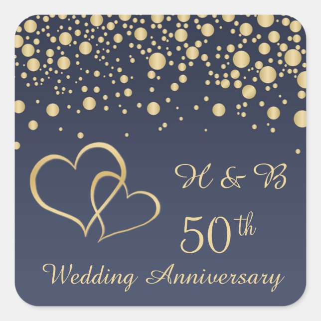 Sticker pour le 50e anniversaire du Mariage des co (Devant)