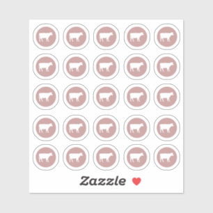 Sticker pour le boeuf de choix de repas