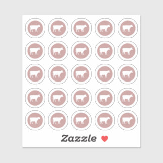 Sticker pour le boeuf de choix de repas