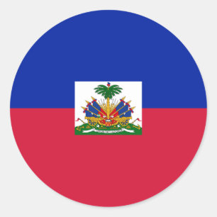 Sticker pour le drapeau d'Haïti