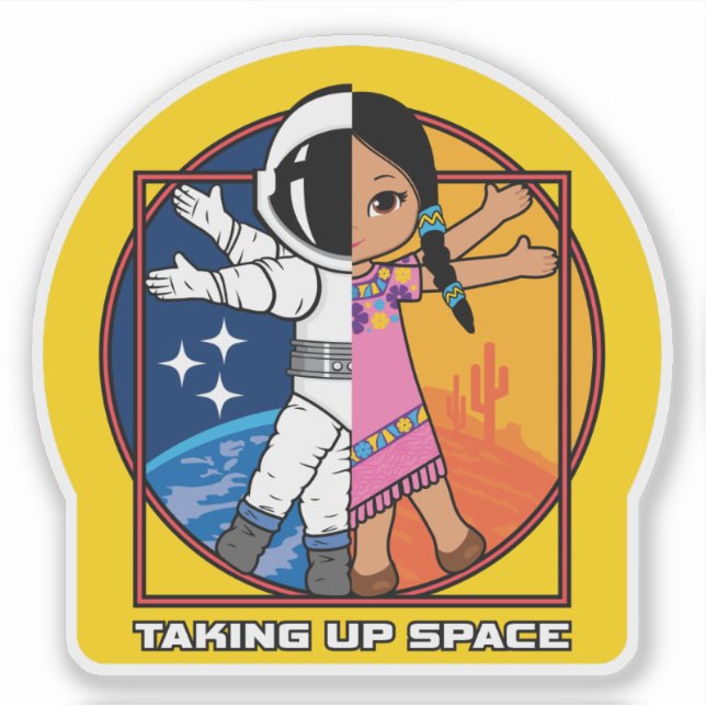 Sticker pour le logo de l'espace (Devant)