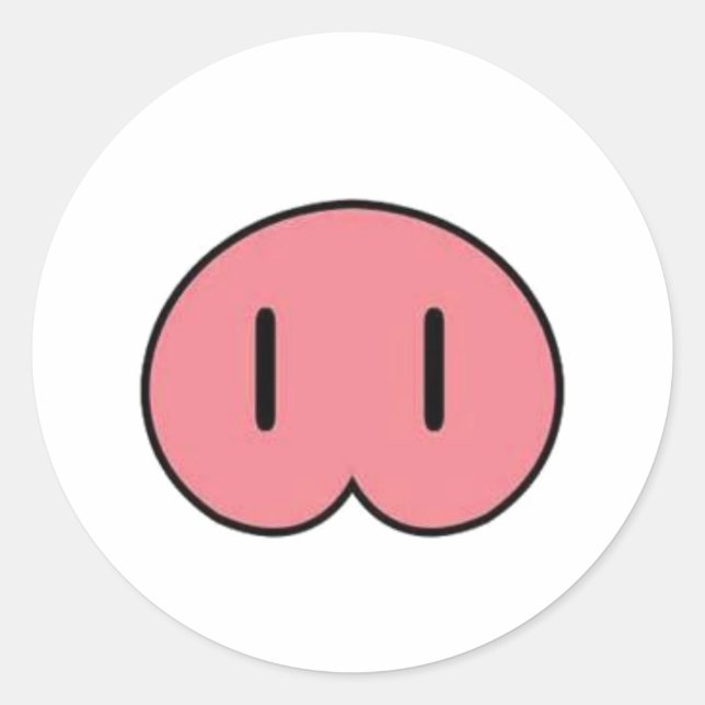 Sticker pour le museau de porc (Devant)