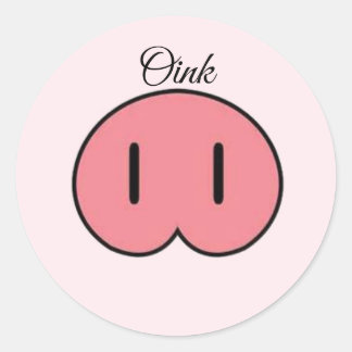 Sticker pour le museau de porc