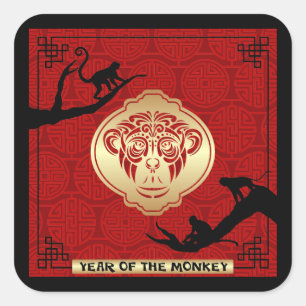 Sticker pour le Nouvel An chinois 2016