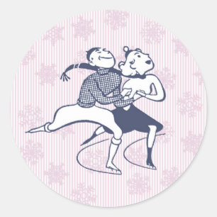 Sticker pour le patinage sur glace