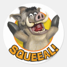 Sticker pour le phacochère