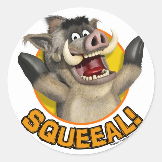 Sticker pour le phacochère (Devant)