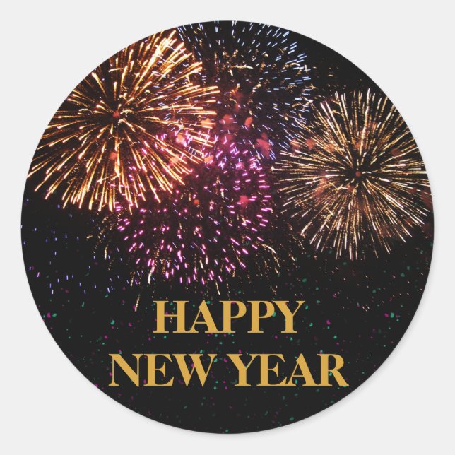 Sticker pour le réveillon du Nouvel An (Devant)