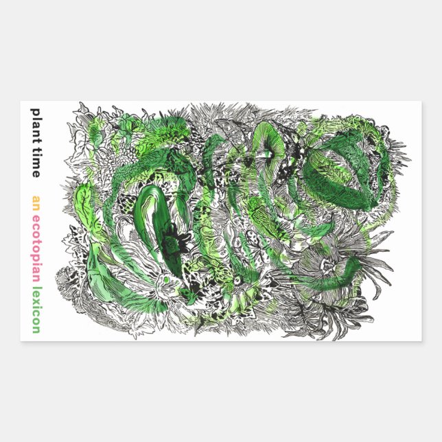 Sticker pour le temps Plante (par Nikki Lindt) (Devant)
