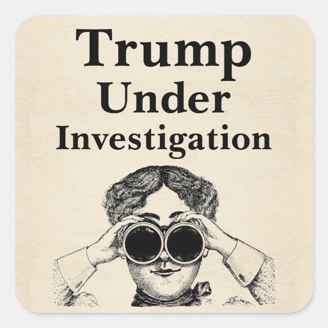 Sticker pour l'enquête de Trump (Devant)