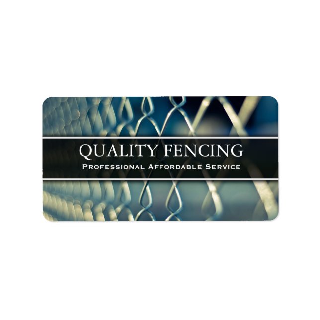 Sticker pour l'entreprise de clôture de lien de ch (Devant)