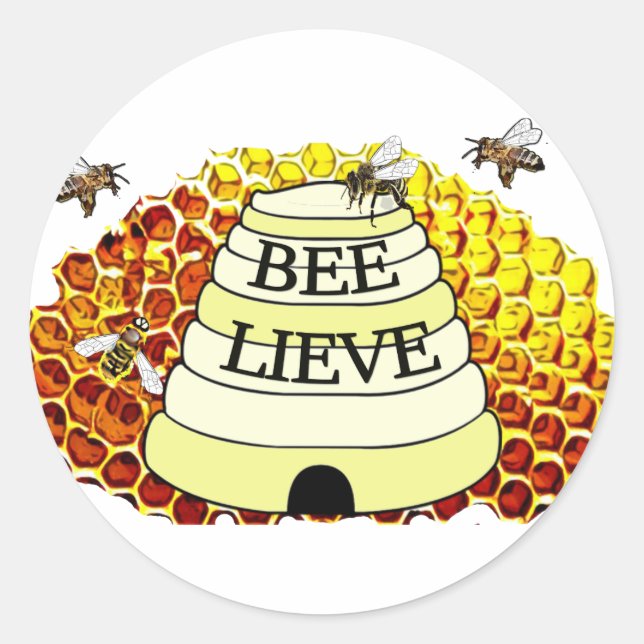Sticker pour les abeilles à lieve (Devant)