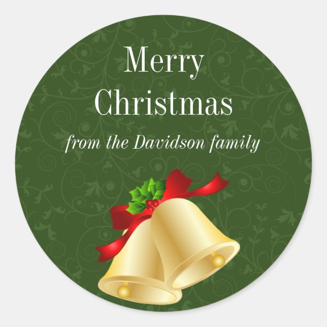 Sticker pour les cloches de Noël (Devant)