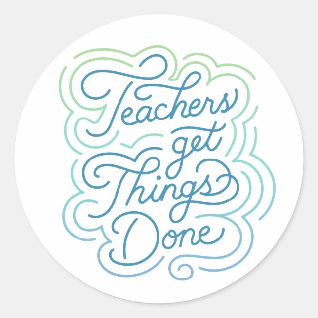 Sticker pour les enseignantes et les enseignants m (Devant)