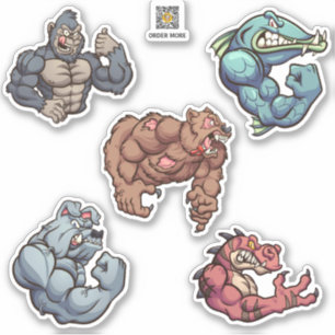 Sticker pour les gars robustes