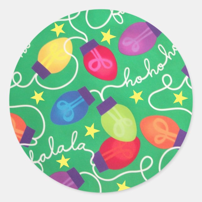 Sticker pour les lumières de Noël (Devant)