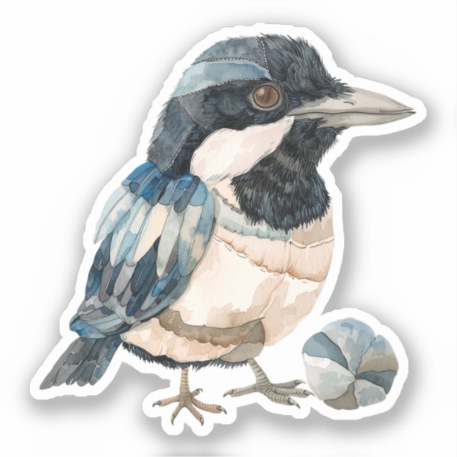 Sticker pour les oiseaux de Magpie Scrapbooking (Recto)