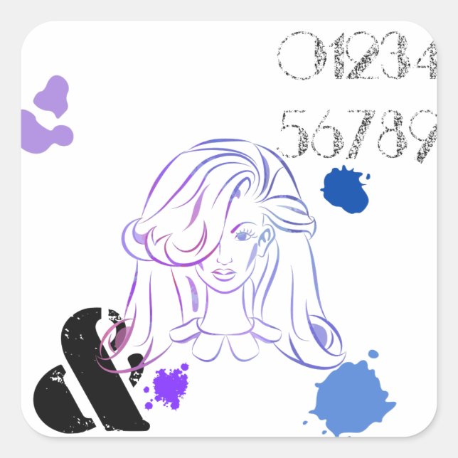 Sticker pour les plaques d'aquarelle couleur (Devant)