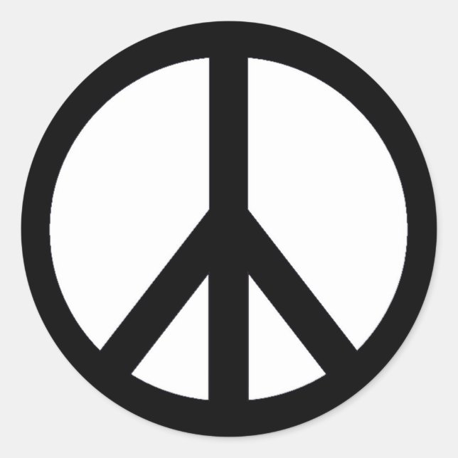 Sticker pour les signes de paix (Devant)