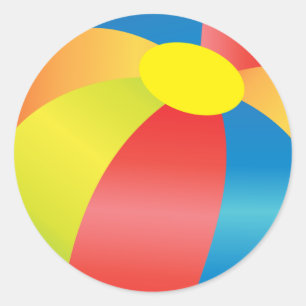 Sticker pour l'été du Beach Ball
