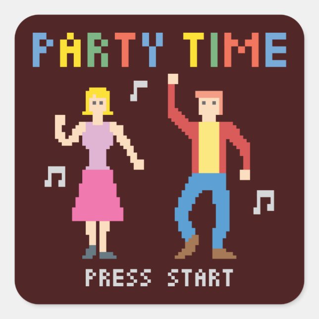 Sticker pour l'heure de fête (Devant)