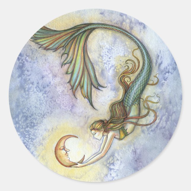 Sticker pour lune de mer profonde (Devant)