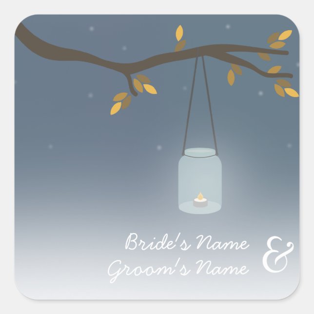 Sticker pour Mariage de automne extérieur Mason Ja (Devant)