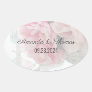 Sticker pour Mariage Peony