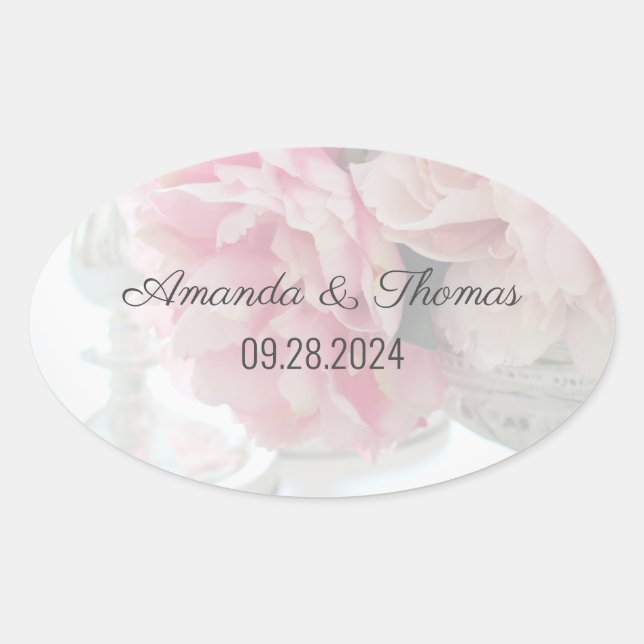 Sticker pour Mariage Peony (Devant)