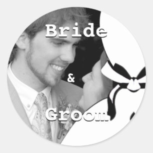 Sticker pour mariée et chambre avec votre photo