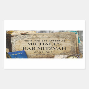 Sticker pour Merci voyageur vintage