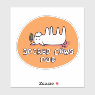 Sticker pour morue de vaches sacrées