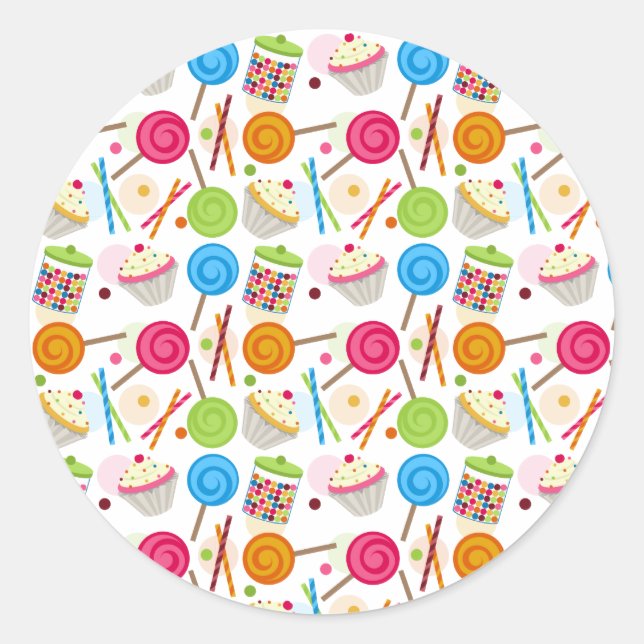 Sticker pour Motif Enveloppe de bonbons et sucreri (Devant)