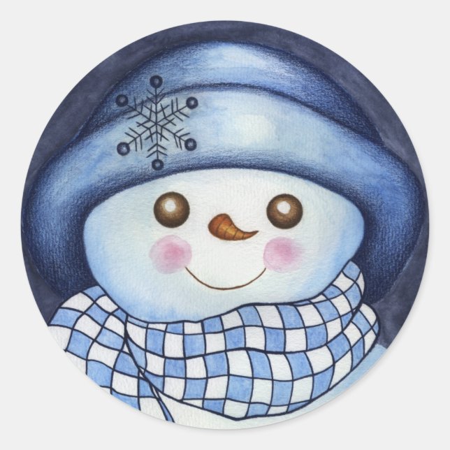 Sticker pour motoneige de Noël (Devant)