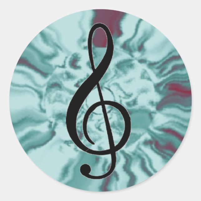 Sticker pour note de musique (Devant)