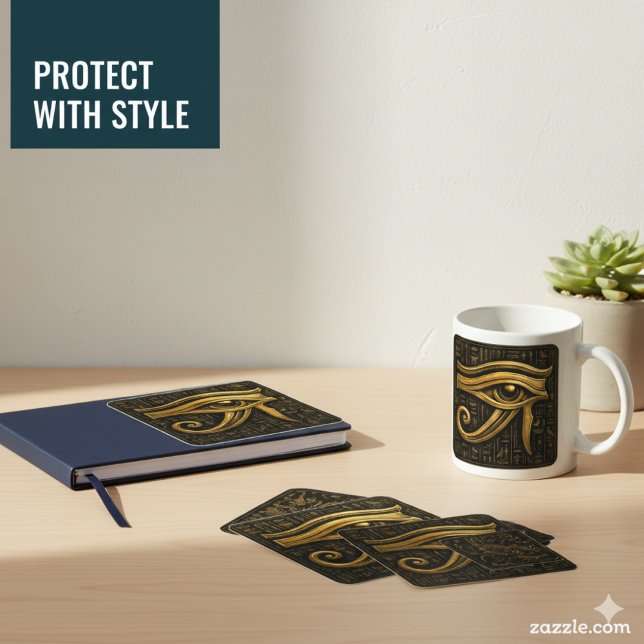 Sticker pour oeil doré mystique de Horus (Créateur téléchargé)