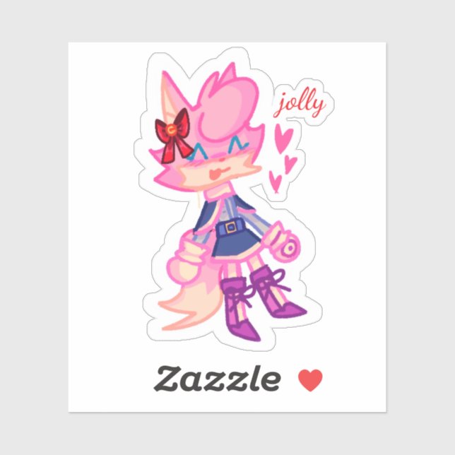 Sticker pour ordinateur portable animal Kawaii Ant (Feuille)