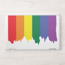 Drapeau arc-en-ciel LGBT Fierté Peinture qui dégou