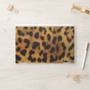Sticker Pour Ordinateurs HP empreinte de léopard brun chic motif à la mode