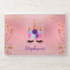 Joli Rose or Unicorn Parties scintillant Monogramm