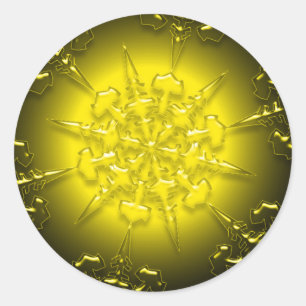 Sticker pour ornement or