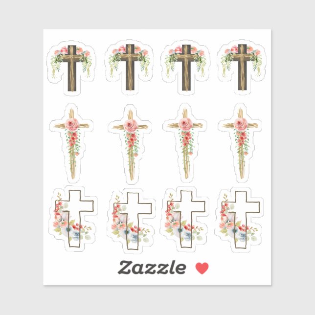 Sticker pour pack de variétés Pâques Croisés (Feuille)