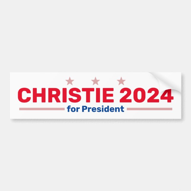 sticker pour pare-chocs Christie 2024 (Devant)