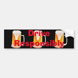 Sticker pour pare-chocs de bière